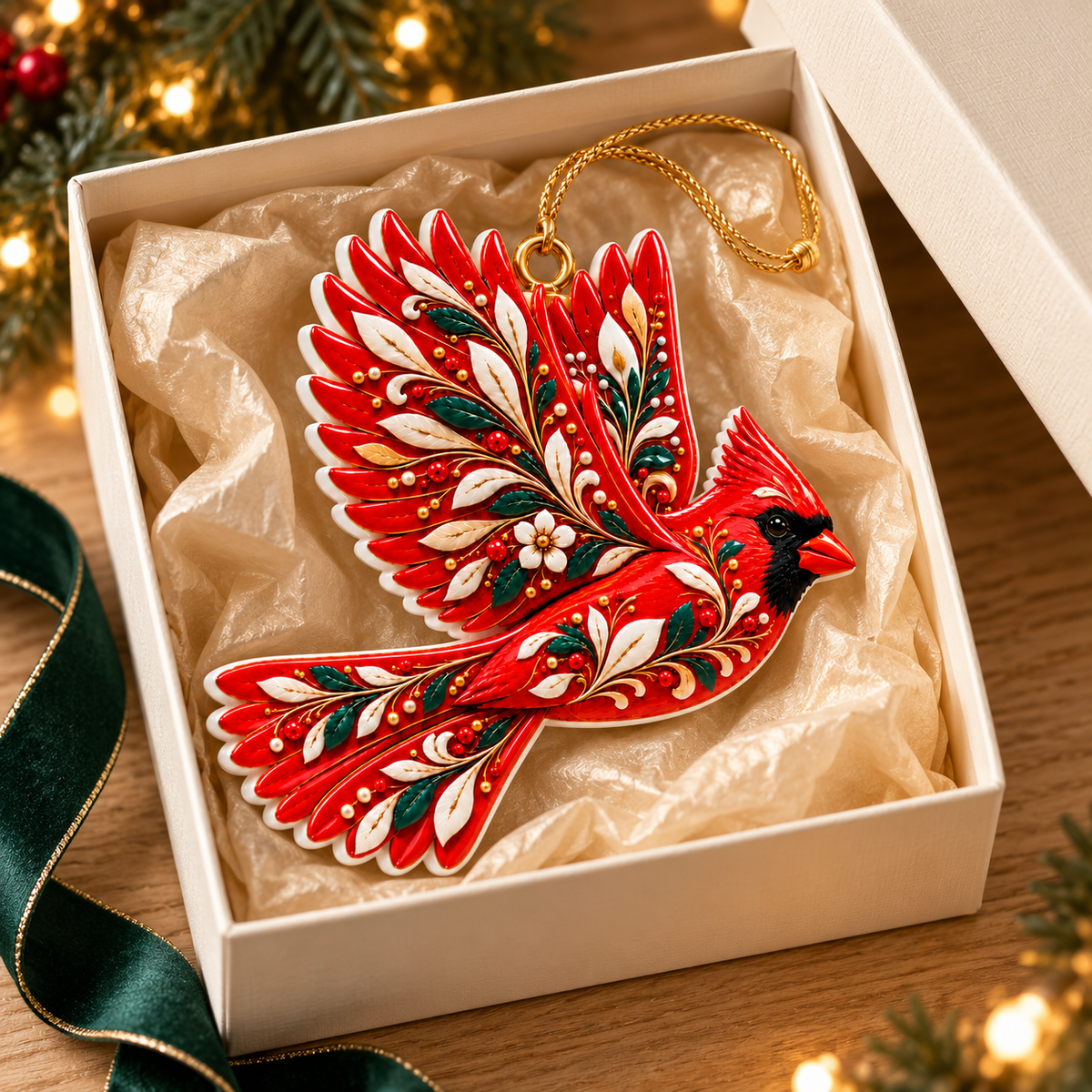 Cardinal 3D Relief Acrylic Ornament, Scandinavian Christmas Ornament, Red Cardinal Bird, Scandinavian Bird Christmas Ornament, Gift For Bird Lovers d81cbd58-e107-4fb2-96a6-0e695aa0ddb5-Chim-h-ng-y-trong-h-p-qu-3.png