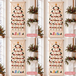 Personalized Advent Calendar for Kids, Custom Name 24 Pocket Christmas Countdown, Fabric Hanging Calendar, Sibling Christmas Tradition d81fe2c9-27f1-46ba-956d-c811704bf941-ghhhhhhhhhhhhhhhhh-6-.webp