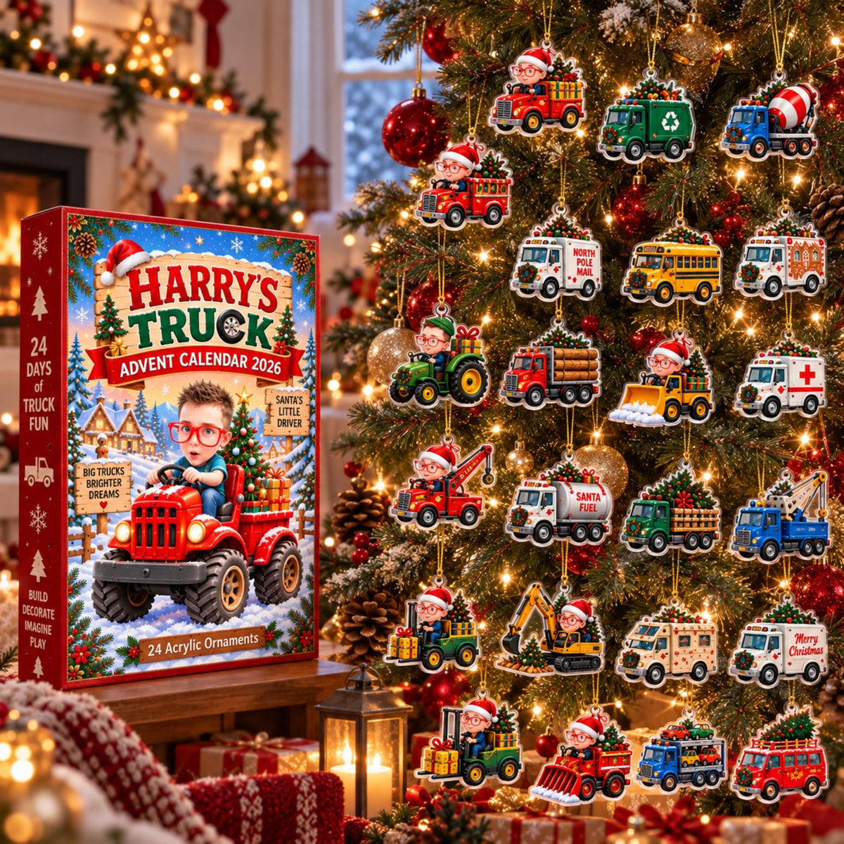 Personalized Truck Advent Calendar 2026, Custom Photo & Name, 24 Acrylic Truck Ornaments, Kids Christmas Countdown, Truck Lover Gift d838f9fc-75ed-4ca5-9af3-24bca4660cdf-il_fullxfull.8570211198_h1gx.jpg