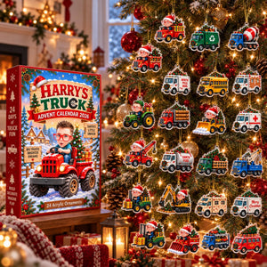 Personalized Truck Advent Calendar 2026, Custom Photo & Name, 24 Acrylic Truck Ornaments, Kids Christmas Countdown, Truck Lover Gift d838f9fc-75ed-4ca5-9af3-24bca4660cdf-il_fullxfull.8570211198_h1gx.jpg