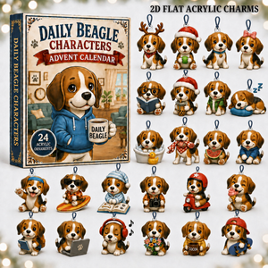 Daily Beagle Advent Calendar 2026 - 24-Day Festive Countdown, Acrylic Charms Blind Box - Gift For Dogs Lovers d84a5be3-cad6-482a-9b21-656f061d4043-text-beagle.png