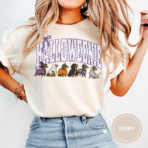 Halloween Dachshund Shirt Comfort Colors, Funny Halloweenie Dog Mom Tee, Wiener Dog Halloween Shirt, Doxie Mom Gift, Spooky Sausage Dog Tee d874963e-d714-4d7d-8ceb-0b12ba3a4469-7.jpg