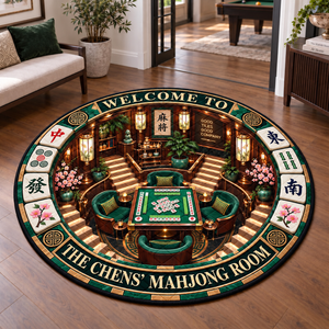 Personalized Mahjong Room Quilted Round Rug, Custom Family Name Game Room Floor Mat d87bc589-88a9-423f-8b3f-2c4922183b15-Th-m-mahjong-tr-n-ch-n-b-ng-3.png