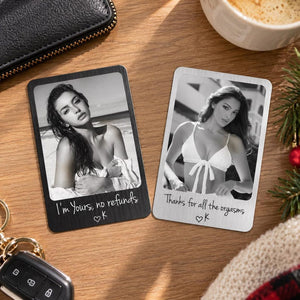 Personalized Couple Photo Metal Wallet Card, I’m Yours No Refunds, Anniversary Gift for Husband, Valentine’s Day Gift for Boyfriend d88079f5-65fb-4aa0-bb04-eccbafb03ca8-h4.jpg