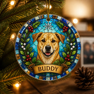 Custom Stained-Glass Pet Portrait Ornament - Personalized Ornament d888cfbe-2111-4868-9628-b77046831172.jpg
