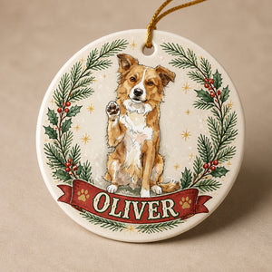 Custom Pet Portrait Ornament with Name Banner - Personalized Ornament d8a313c7-3026-4fbe-9168-cdecb8ca53b9.jpg