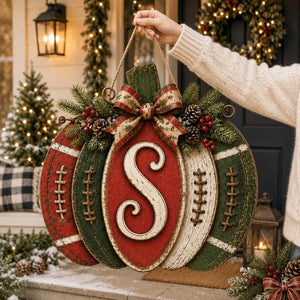 Personalized Football Pumpkin Door Hanger, Rustic Fall Wooden Monogram Sign, Farmhouse Autumn Porch Decor, GIFT 2026, Custom Initial d8aea40a-7072-4c8e-9796-e3b677abe282-dsd-5-.webp