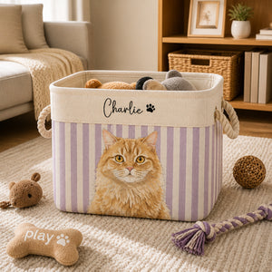 Custom Pet Toy Storage Bin – Photo Portrait + Name - Personalized Storage Bag d8ba9ab9-8605-4e31-a5df-725d50898b30.jpg