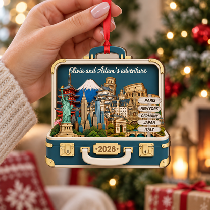 Custom Travel Adventure 2 Layer Wood Ornament, Traveling Destination Christmas Ornament, Travel Gift, Suitcase Ornament,Travel Souvenir Gift d8be5a8f-4f99-4db6-9099-8626d899e078-fe5d8896-4bf8-431e-9528-a1ff0a7ea3e0.png