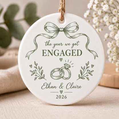 Engagement Ceramic Ornament, Personalized Couple Christmas Keepsake, The Year We Got Engaged Proposal Gift d8d5aa0e-368d-42c1-9001-a6a99cbec245-6_converted.png