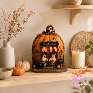 Charming Halloween Pumpkin House Decor, Printed Ghost Miniature Village, Light Up Fall Tabletop Display, Spooky Seasonal Figurine d8eb1482-8cbe-40c8-b80b-5c2795ea3b98-fg-2-.webp