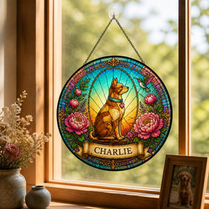 Personalized Pet Stained-Glass Suncatcher – Name Banner - Personalized Suncatcher Stained Glass d9130713-b243-4753-a202-ef633953c398.jpg
