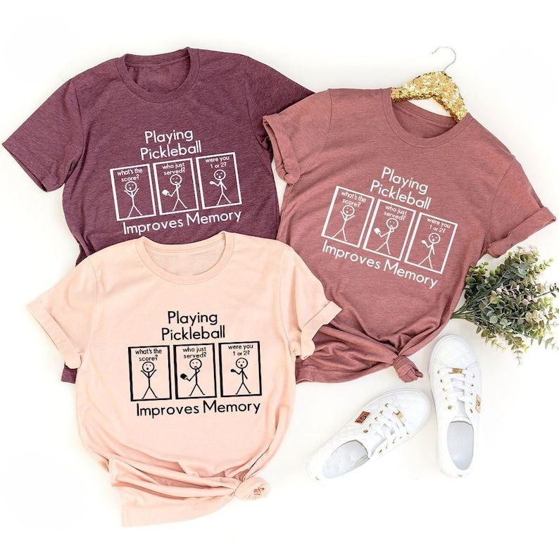 Funny Pickleball Gifts, Pickleball Player Shirt, Women Tshirt, Pickleball Clothing, Sport Graphic Tees, Shirts for Men, Gift for Her