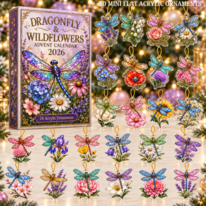 Dragonfly & Wildflowers Advent Calendar 2026 - 24-Day Festive Countdown, Acrylic Charms Blind Box - Gift For Dragonfly Lovers d942b578-6e96-408b-a7ec-d656e8182c7b-dragonfly-text.png