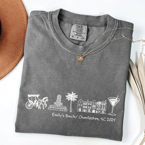 Custom Charleston Bachelorette Comfort Colors Shirt: Pineapple Fountain & Rainbow Row d9481228-47d0-45b4-a224-43b1fbcf8811-8.jpg