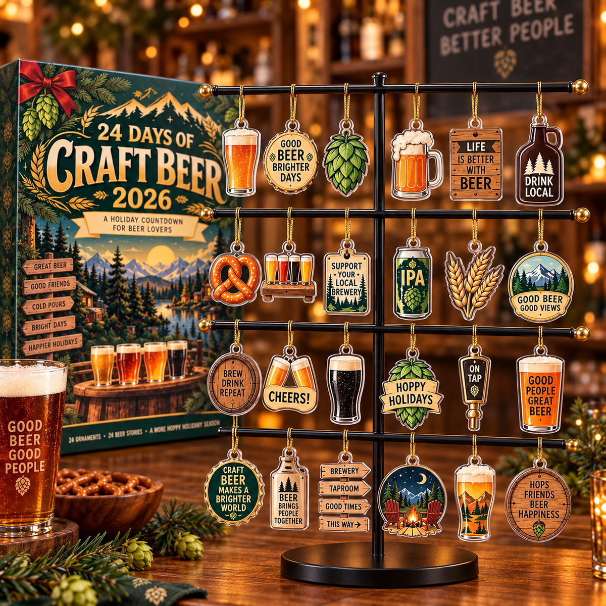 Craft Beer Advent Calendar 2026, 24 Day Christmas Countdown, Beer Lover Ornaments, Brewery Holiday Gift, Beer Gift for Men, Christmas Decor d9596a60-e793-4c56-8c95-015129d37535-5562923e-c5f2-40df-99ca-3f59e4704799.png