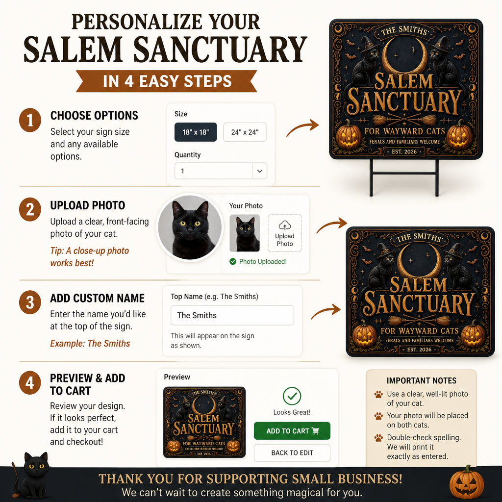 Personalized Salem Sanctuary Yard Sign – Witchy Cats Edition - Personalized Yard Sign d98117de-717d-4a32-84bf-89d740895ae7.jpg