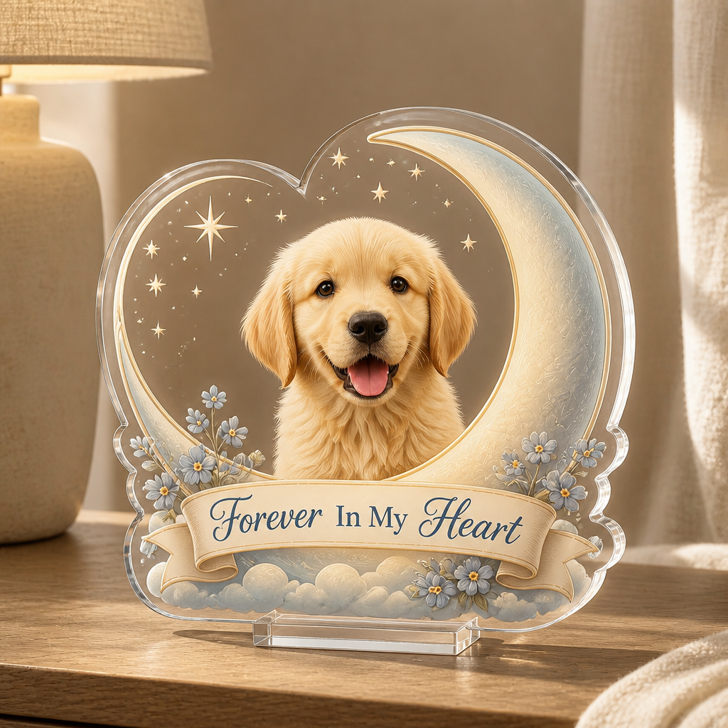 Custom Pet Memorial Moon Acrylic Plaque — Upload Your Pet Photo - Personalized Acrylic Custom shape Standing 1 layer (FS) d982b091-dd03-4417-be93-8194333e1514.png