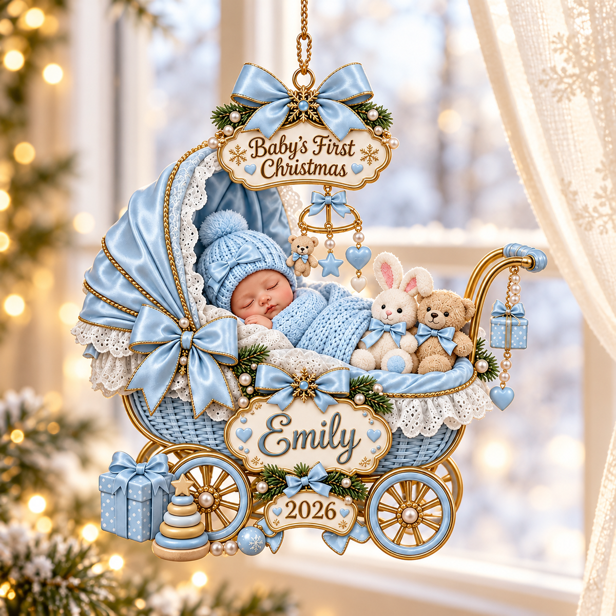 Personalized Baby’s First Christmas Ornament 2026, Custom Name Acrylic Keepsake, Newborn Baby Girl Boy Gift, Pink Blue Ornament d99d67bc-f49c-47a6-998a-67175c27ca7d-131c21e5-9497-415b-888f-4b316bb43b46.png