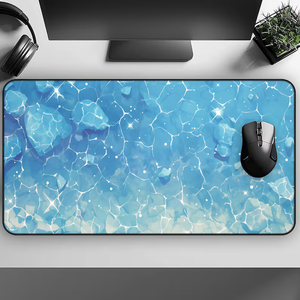 Kawaii Blue Water Desk Mat, Sparkly Ocean Mouse Pad, Cute Summer Aesthetic, Large Desk Pad for Gamers or Office d9b56da9-3c87-4358-9038-ee74ad4bd6bb-b1_converted.png