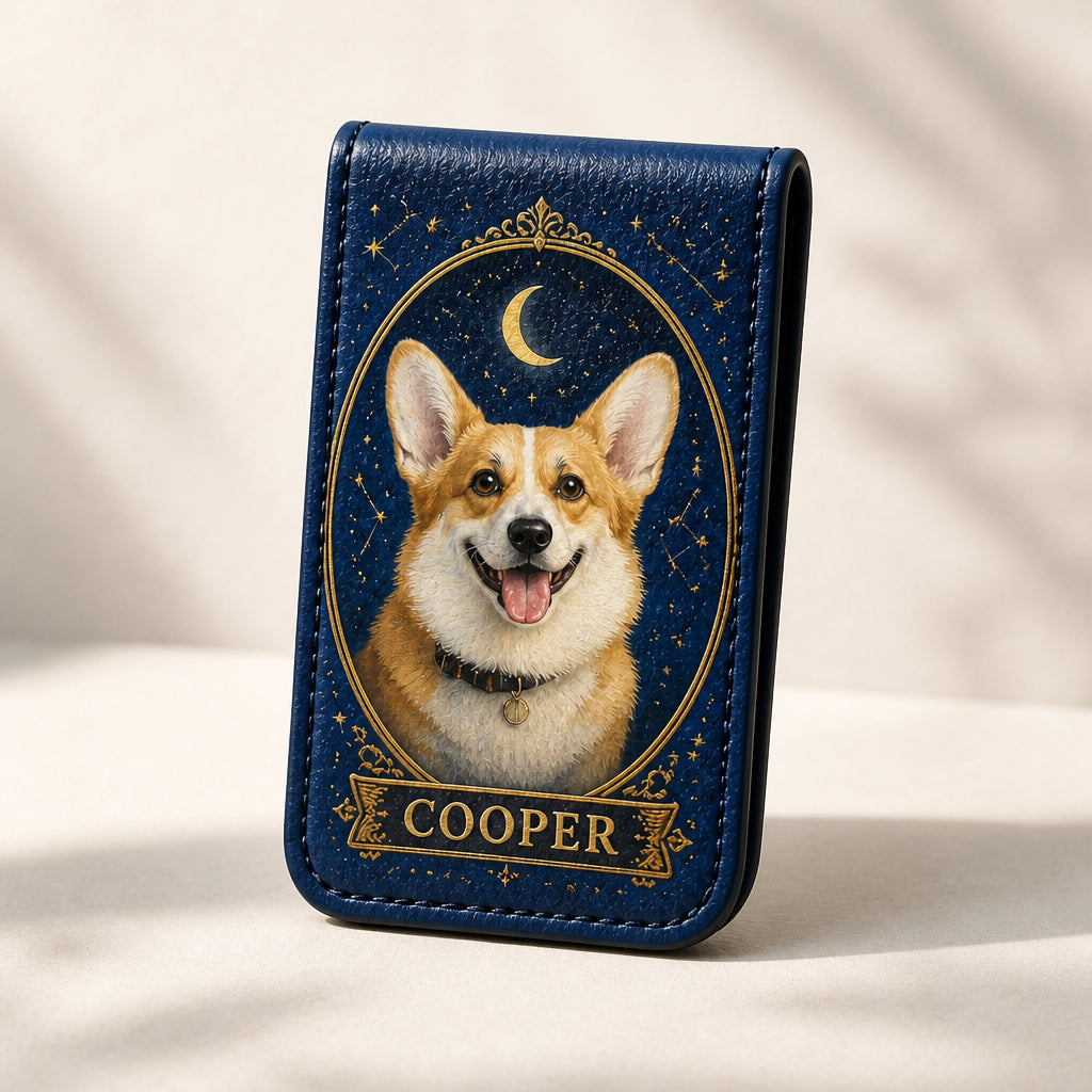 Custom Pet Portrait Magnetic Leather Bookmark – Celestial Night - Personalized Magnetic Leather Bookmark d9d75c83-11dc-47e9-bf21-661327b99a11.jpg