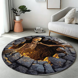 Halloween Skeleton Round Area Rug, 3D Illusion Pit Rug, Velvet & Flannel Round Carpet, Gothic Horror Floor Mat, Non Slip Washable Home Decor d9d8c628-aa18-4f68-afd6-7e0a3bd96f1b-rt5etrtrty-4-.jpg