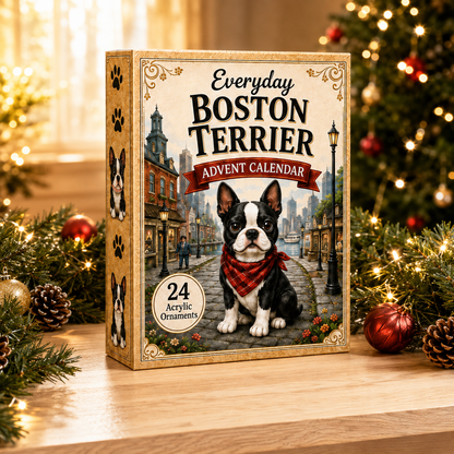 Everyday Boston Terrier Advent Calendar 2026 - 24-Day Festive Countdown, Acrylic Charms Blind Box - Gift For Boston Terrier Lovers d9e0f89e-06e2-488e-a020-2162b902c5e1-boston-terrier-box.png
