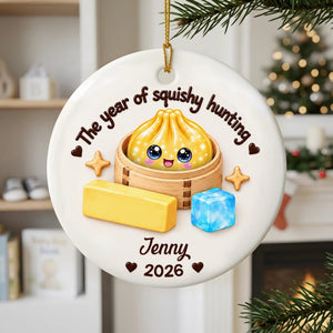 Squishy Dumpling 2026 Christmas - Personalized Ceramic Ornament, Viral Dumpling Squishy, Kids Christmas, Squishy Hunting Squishies, Butter Ornament d9ecb481-39b4-488e-8772-a3a0cadff91e-6aacaa7f3966b.jfif