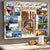 Fishing Photo Collage Canvas, Personalized Gift For Fisherman, Fishing Gift For Him, Father s Day Gift Ideas