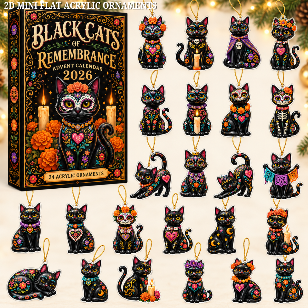 Black Cats of Remembrance Advent Calendar 2026 - 24-Day Festive Countdown, Acrylic Charms Blind Box - Gift For Family & Friends d9fc3670-50d6-42d4-9977-d513d3ad773b-cat-text.png
