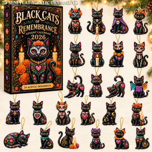Black Cats of Remembrance Advent Calendar 2026 - 24-Day Festive Countdown, Acrylic Charms Blind Box - Gift For Family & Friends d9fc3670-50d6-42d4-9977-d513d3ad773b-cat-text.png
