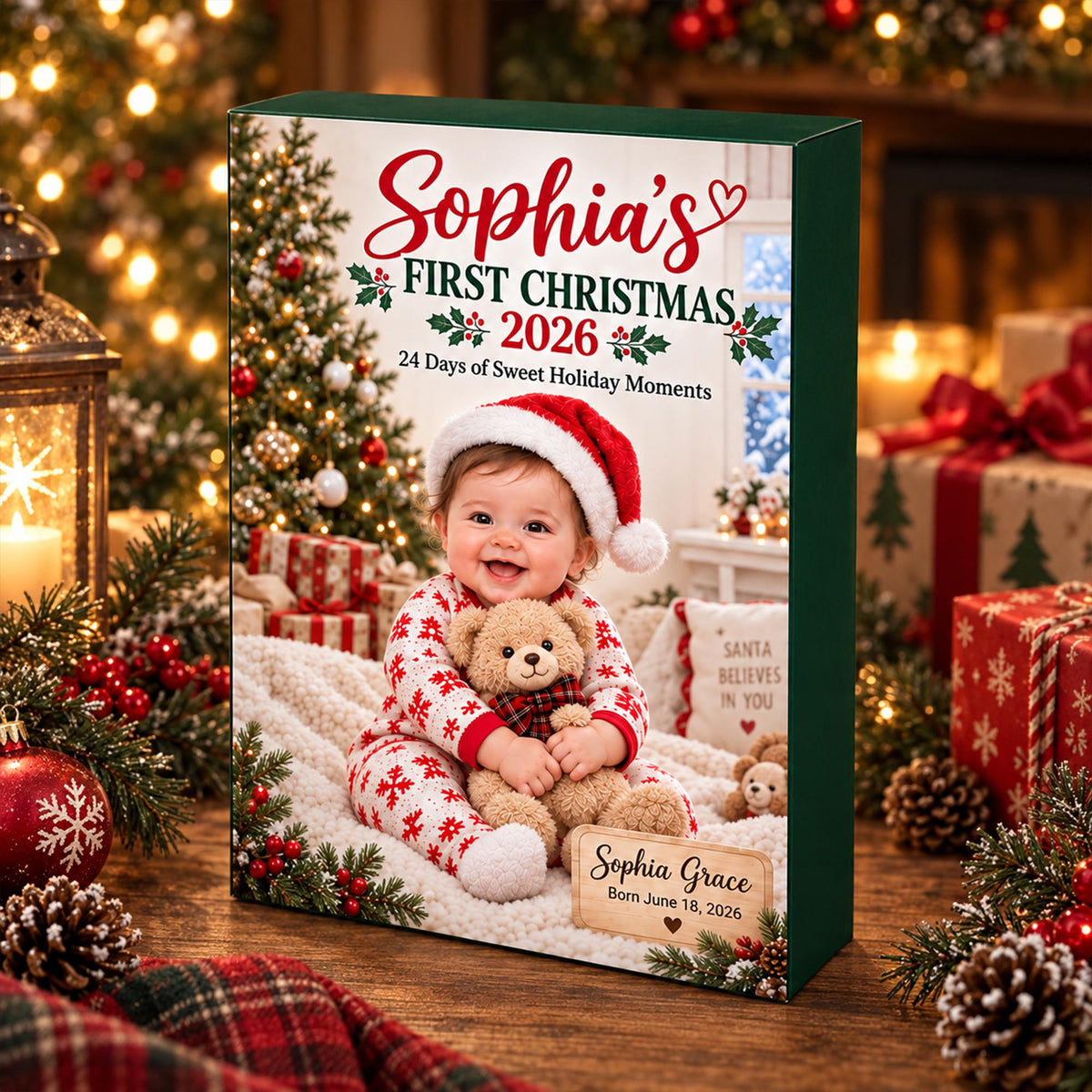 Personalized Baby's First Christmas Advent Calendar 2026, 24 Acrylic Photo Ornaments, Custom Newborn Gift, Baby Christmas Countdown Keepsake da2103a7-272b-487c-9874-ef44d6f34ff2-il_fullxfull.8572937957_64mi.jpg
