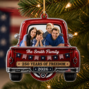Patriotic Family Photo Ornament – 250 Years of Freedom (2026) - Personalized Shape Ornament da21c8ce-9e15-4532-bd8a-5c927b20d894.jpg
