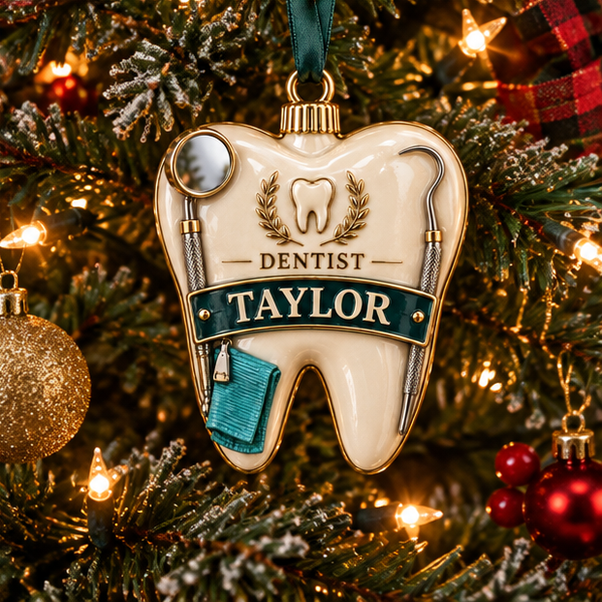 Custom Dentist Christmas Ornament da24ebf3-2f3f-4d8b-8941-3ee8dcfdf305-dentist_ornament_mockup_4_tree.png