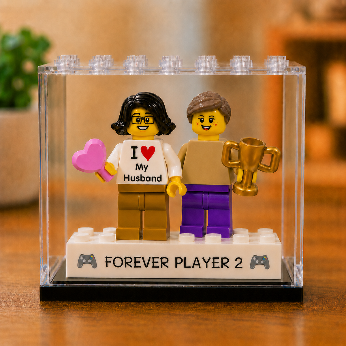 Personalized Mini Figure, Build Your Own Custom Character, Couple & Family Mini Figure, Unique Valentine's Day Gift for Him or Her