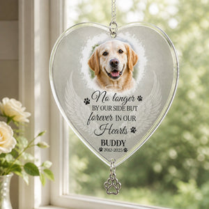 Angel Wings Pet Memorial Stone – Photo, Name & Years - Personalized 1 Layered Suncatcher with Charm da29c13c-8b63-4f24-87ea-b4b39ea0837f.jpg