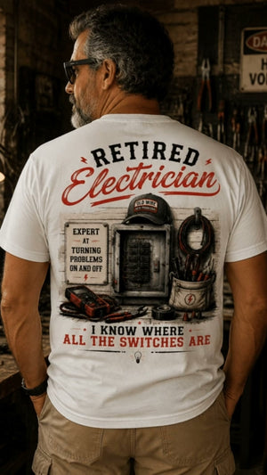 Retired Electrician — I Know Where All The Switches Are - T-Shirt  Funny Electrician Retirement da774a11-79ba-4cfc-98e3-671fc93fbe01-6a4c23ca2a5021aeb501b912_1.jpg