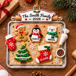 3D Personalized Family Christmas Cookie Tray Ornament, Custom Names Acrylic Keepsake, Family Name & Year, Gift for Parents da908657-1ebd-46d7-80e0-3013fb2d09f9-3.jpg