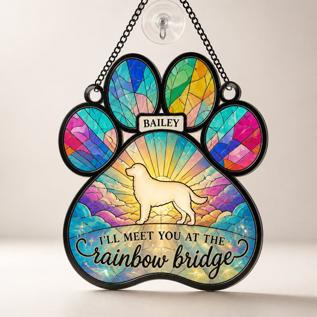 Rainbow Bridge Paw Suncatcher – Personalized Pet Name - Personalized Suncatcher Ornament da91a5b9-e0a4-47ad-b12b-85826d36c6c7.jpg