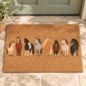 Horse Breeds Coir Doormat, Rustic Horse Lover Door Mat, Housewarming Gift, Newlywed & Wedding Gift, New Home Decor daa63642-3643-4262-8521-539b5a5f49f3-Th-m-ch-i-ch-n-t-m-ch-ng-a.png