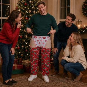 Personalized Funny Men’s Christmas Pajama Pants, Fake Underwear Illusion PJs, Novelty Gag Gift for Husband Boyfriend dabc1942-38f0-4df6-b7f5-aaddf37b4c35-5.jpg