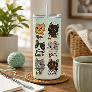 Chibi Cat Portraits & Names Tumbler - Personalized Tumbler dac5c9fc-0334-4982-abc5-2204947f2a3d.jpg