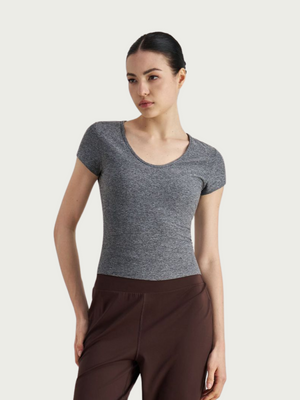 Tight Yoga Tops Short-sleeved Sports Polo Shirts For Women Slim Fitness Yoga Clothes ADDK1515