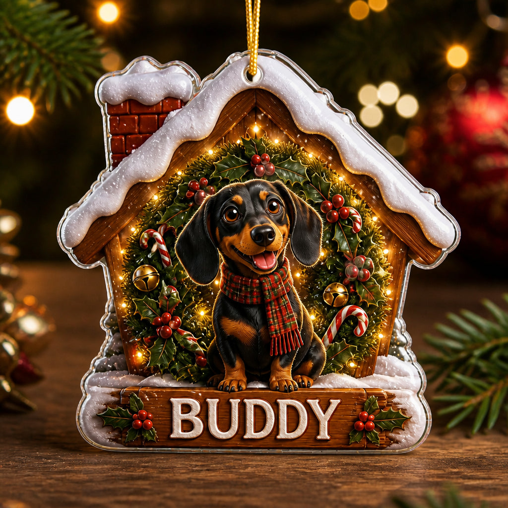 Cozy Pup Wreath – Personalized Pet Name Ornament - Personalized Shape Ornament db369686-d0ea-4e80-8648-ce58eb6f3b2b.jpg