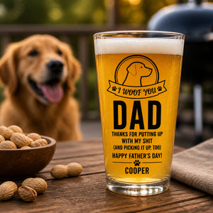 Dog Dad Pint Glass – Funny Father’s Day from the Dog (Custom Pet Name) - Personalized Beer Glass db36ee6b-bfaa-47e3-b748-bb90cc44d35d.jpg