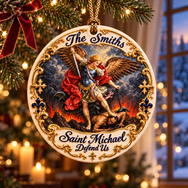 Personalized Saint Michael Ceramic Ornament: Custom 3D Archangel Relief, Special Gift for Mythology Enthusiasts db574cdb-6279-4c15-a842-7ead98641d28-Th-nh-Michael-gi-a-nh-n-Gi-ng-sinh.png