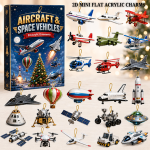 Aircraft & Space Vehicles Advent Calendar 2026 - 24-Day Festive Countdown, Acrylic Charms Blind Box - Gift For Kids, Family & Friends db5e293b-3cd6-4714-86cd-5ba5b6c69913-aircraft-text.png