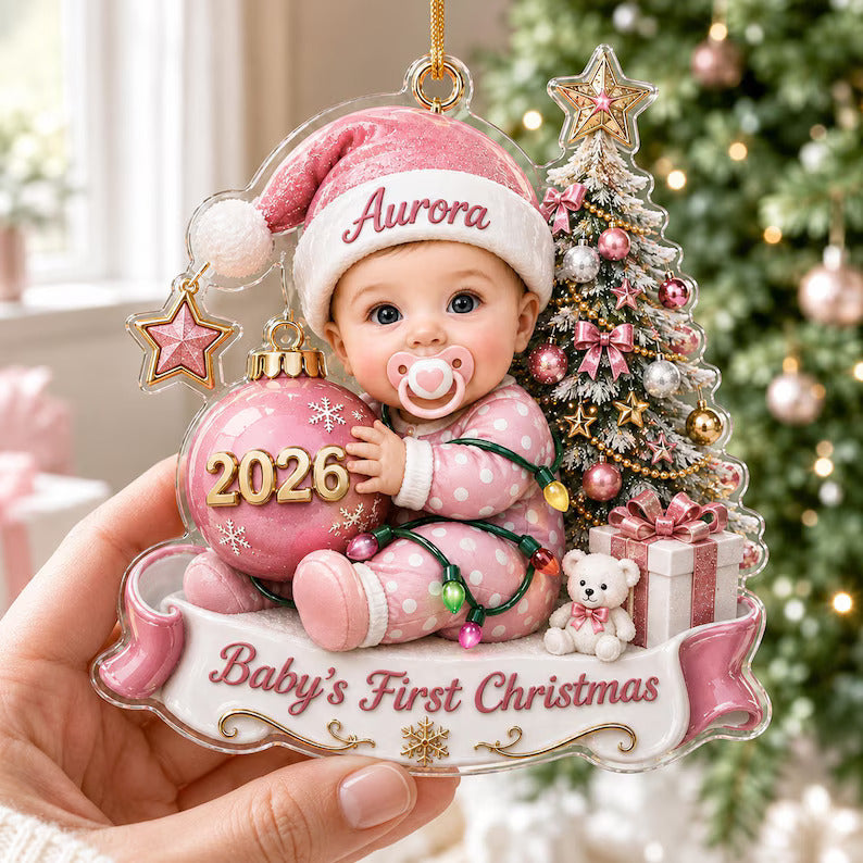 Custom Baby’s First Christmas Ornament 2026, Custom Baby Name Acrylic Ornament, First Christmas Keepsake, Newborn Baby Gift db5e81c3-66a1-40a6-86ae-8ec04a440f50-dfghdrtyg-4-.jpg