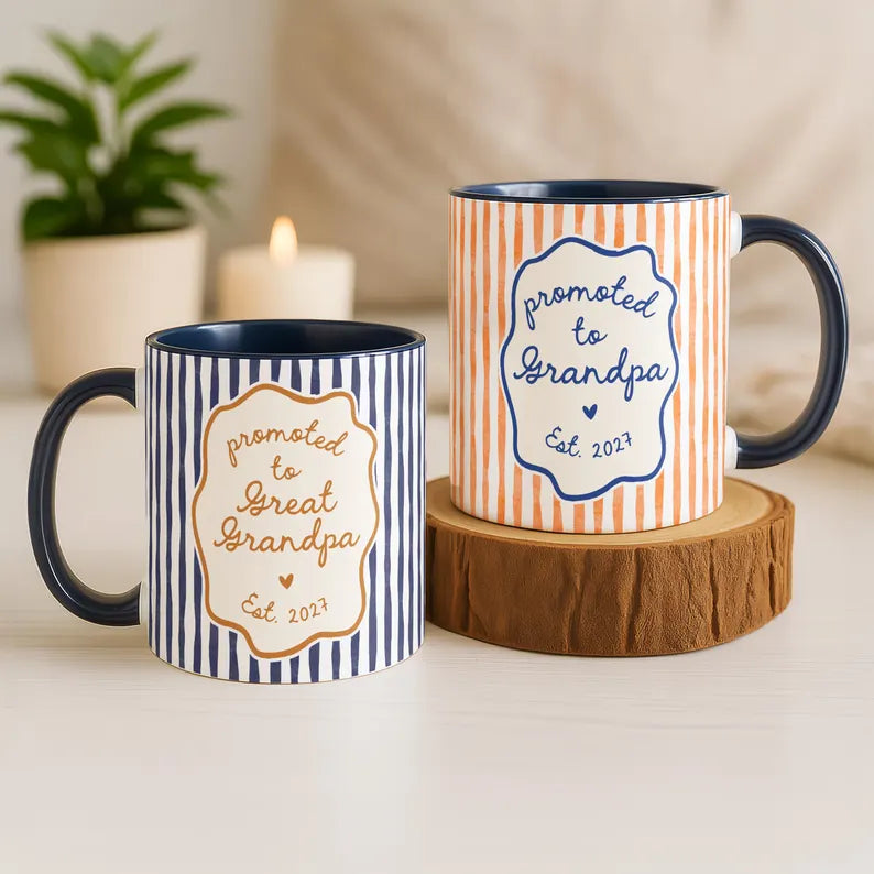 Promoted To Grandparents Mug, Grandma Grandpa Striped Mug, Pregnancy Reveal, Personalized Grandma Grandpa Mugs, Abuelo Abuela Striped Mugs db5ec0d0-a42c-4844-8b92-73790f498ab0-dfgdjfg-11-.webp