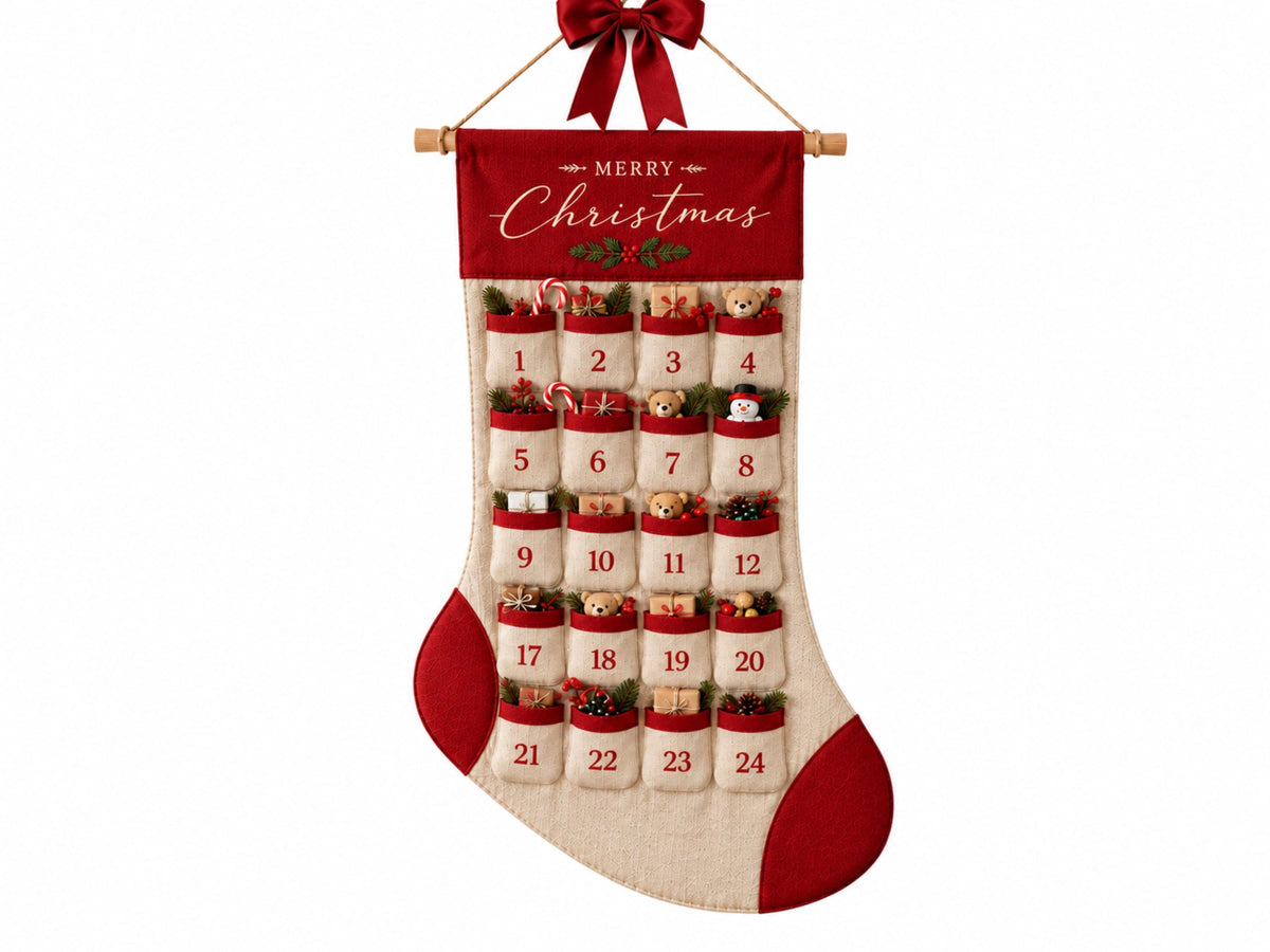 Reusable Christmas Advent Calendar, Personalized Name Canvas Wall Hanging with 24 Large Pockets db8259ff-545a-4595-9764-ae9fb1ffb1aa-il_fullxfull.8559275604_tka4.jpg
